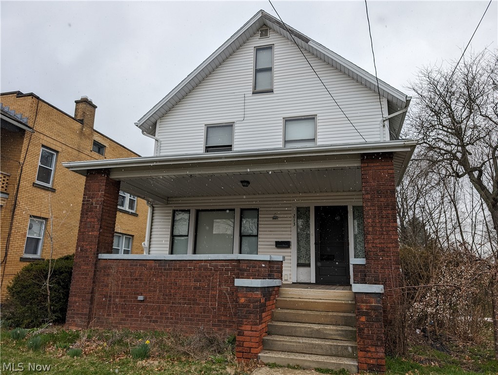 213 E Baird Ave Barberton, OH 44203 is a Terrific 3 bedroom, 1.5 bathroom, Colonial home with 1 car garage & partially fenced yard. This is a large home with awesome front porch, grand entry with closet, HUGE Living Room and great sized Dining Room, Eat in Kitchen, Half Bath on the 1st floor and a rear entry cove for coats and shoes! There are 3 bedrooms on the 2nd floor with a spacious full bathroom with tub shower combo. There is a 3rd floor bonus area with 2 rooms for home office, play room, game room, etc. This home is Leasing for $1,100 per month plus all utilities. There is a one year minimum lease and it is professionally managed, requires Security Deposit, Water Deposit and 1st month rent to a well qualified tenant. There is no smoking in the home and pet's are at the owners discretion with a pet deposit &/or pet rent. Security deposit is equal to one month's rent and is due at signing of the lease with the first months rent and an additional Water Deposit of $400 and all utilities in tenants name prior to receiving keys. Utility accounts are the responsibility of the tenant. 1st step: Answer Vetting Questions, 2nd step: free Application, 3rd step: clients to pay for background check that have seen the property and would like to move forward. No Exceptions to these steps. Thank you for your cooperation. Professionally managed property. Applicants must answer vetting questions & use free app link prior to showing appointment being scheduled! Tenant to supply appliances.