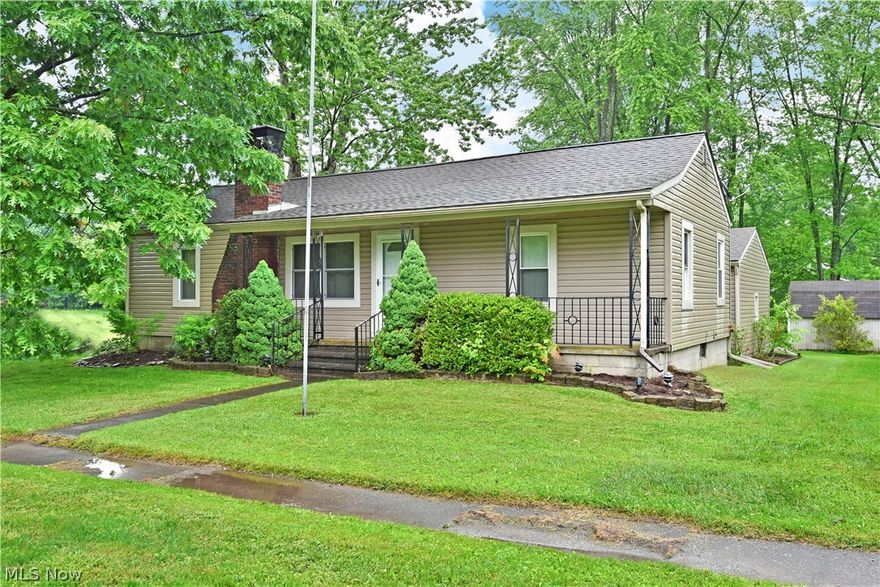 Cozy 2 bedroom home on corner lot with 2 car garage.  Updated siding, windows, kitchen and bathroom. Hot water tank 5 years old. Roof 10 years old. 2 parcels.  Don’t miss out on this home! Call for your showing today!