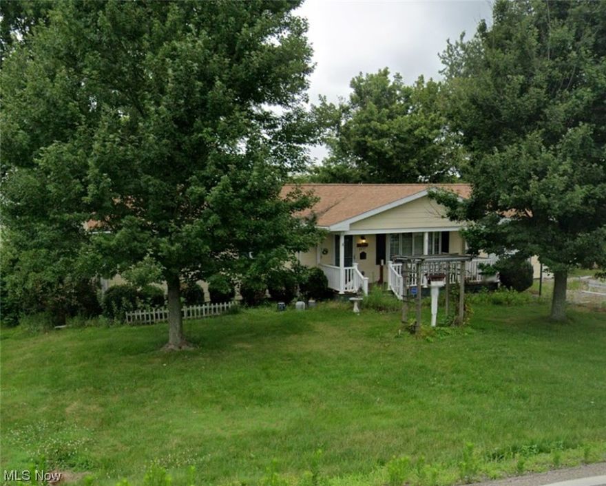 Ranch home with 3 bedrooms, 1 1/2 baths, Half bath is off hallway.  Master bedroom has walk in closet (previous owner used closet from 2nd bedroom to create this, 2nd bedroom now has no built in closet)  Kitchen has newer appliances, painted kitchen cabinets open kitchen LR, DR plan.  Wood floor in Dining area, Tile in kitchen and bathrooms, carpeted bedrooms, hall & LR.  Full unfinished basement with tons of storage shelving and cabinets.  One car garage with extra space for storage.  House has a beautiful huge screened in porch over looking back yard.  Has tons of electrical outlets, seating with swings access from Sliders into house, man door to garage and outside access to a patio area.  Large backyard. Entered for comp purposes only