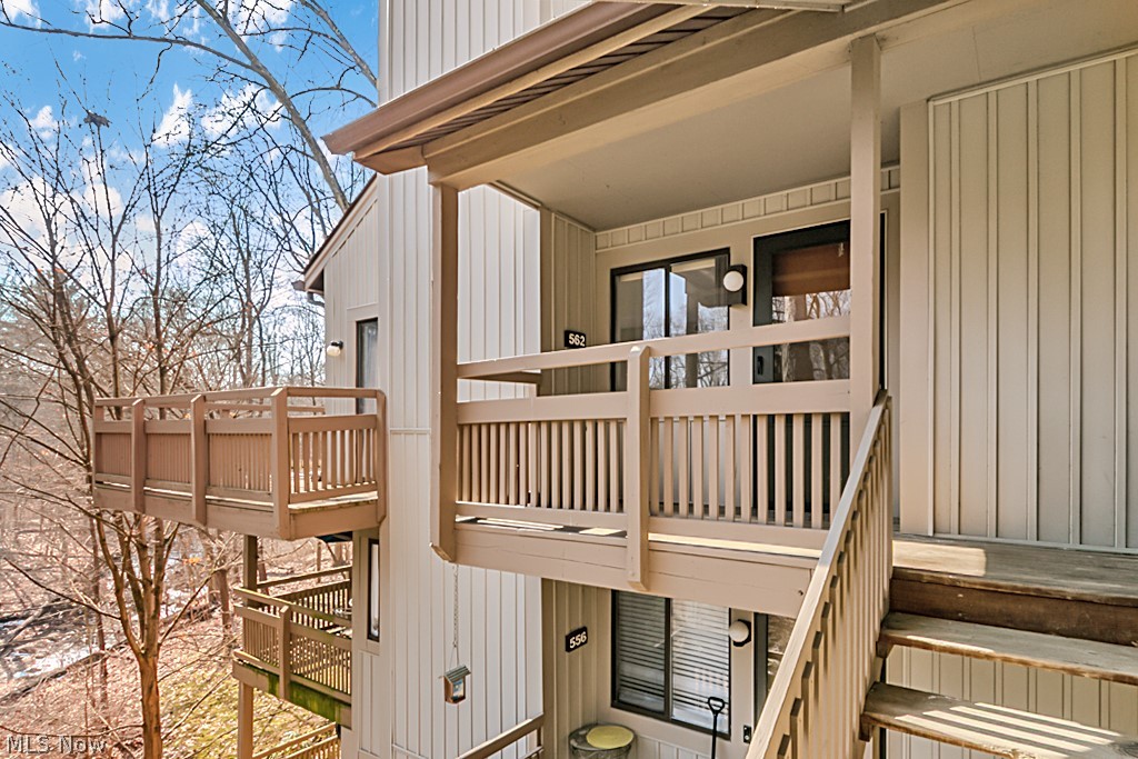 Wooded serene setting is the backdrop to this condo!