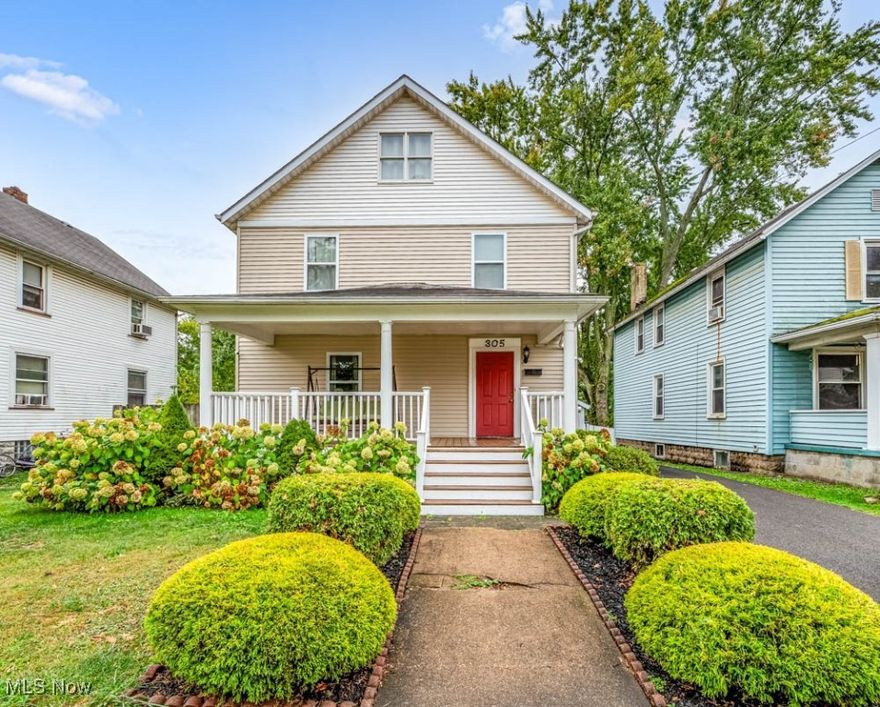 Discover this beautifully maintained home, a rare gem with modern updates! Featuring a welcoming covered front porch with newer decking and Vinyl rails. This residence boasts a bright updated Kitchen (approx. 2016) that seamlessly blends with the spacious Living and Dining areas adorned with LVP flooring and beautiful Dining Rm Chandelier. Off the Dining Room is a large Rear Deck with newer deck floor and rails. The first floor includes a convenient Half Bath, a rare find in a home of this age. While the 2nd level offers 3 Bedrooms with Laminate Floors, providing comfort and tranquility. The 2nd Floor Full Bath is complemented by a dedicated laundry space, and the versatile 3rd level serves presently as an Office. Use your imagination, this space can also be used as a 4th Bedroom, Play Rm or Craft Rm. The Window A/C remains with the property. The Detached Garage is presently being used for Storage/Shed, and boasts a newer Roof (approx. 2021). Key upgrades include a Furnace and A/C (approx. 2013), Paved driveway (approx. 2020), and Vinyl Double-Pane windows (approx. 2012), all supported by 200 AMP electrical service. Wonderful Investment Opportunity or Single Family Residence!
