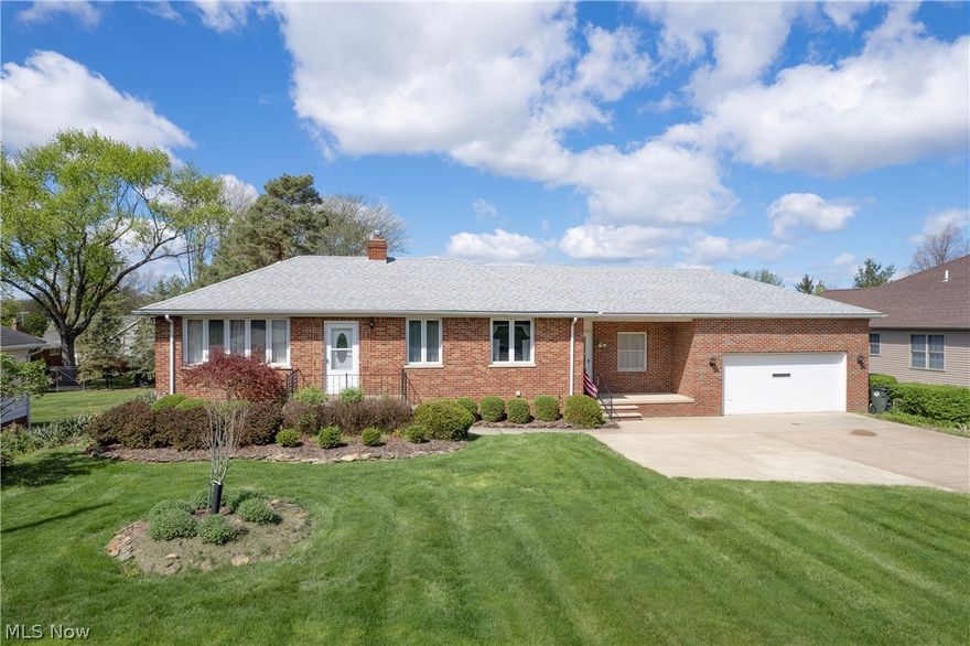 *** Same owners 50+ years *** Welcome to this traditional 3-bedroom ranch home in North Royalton, offering a comfortable and functional layout with thoughtful updates throughout. The main floor features an eat-in kitchen, separate dining room, spacious living room plus a family room addition - giving you that much needed extra living space! Step outside to enjoy the back deck enhanced by a retractable awning, offering the perfect balance of sun and shade for relaxing in comfort - overlooking a generous lot. Established garden beds provide a wonderful opportunity for seasonal planting and outdoor enjoyment. The basement is large and partially finished with room for expansion, and includes an office and storage shelves for organization. The attached two-car garage was a later addition while the original garage remains in place, offering valuable extra space for vehicles, storage, or hobbies. The property also includes an extra parking pad on the driveway for easy in and out -- and accommodating multiple vehicles if needed. | ROOF 2019 | FURNACE 2018 | A/C 2022 | WATER HEATER 2018 | BATHROOM UPDATE 2020 | SUNSETTER AWNING 2023 | REPLACEMENT WINDOWS 2005 | Washer/Dryer/Stove all newer. What's not to love? Did I mention highly-rated North Royalton schools. And 2 front porches, too! C'mon by before it's under contract!