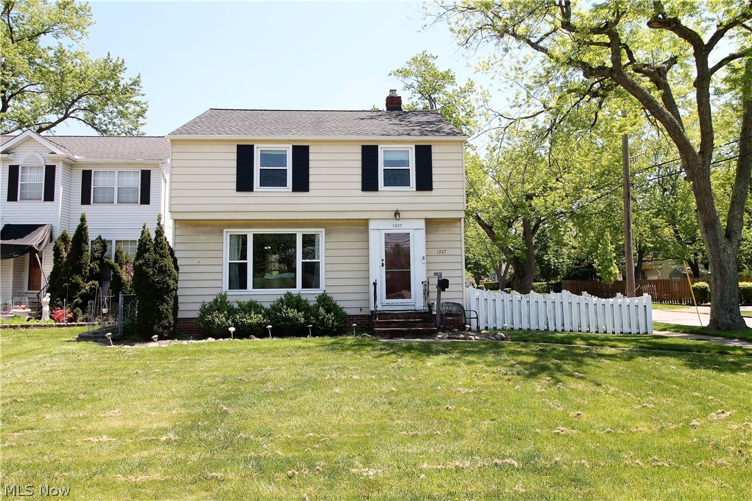 Picket fence charm surrounds this gorgeous three bedroom, one and half bath Colonial home. Enter into the living room that offers a large window to let the natural light to shine through and this fabulous home offers hardwood floors and has been freshly painted throughout. The dining room has a door leading to the remodeled sun room (2015) includes a ceiling fan and plenty of space to sit out and enjoy the fabulous view of the large backyard. The bright, kitchen has abundant of cabinets, dishwasher, refrigerator, stove, ceiling fan, and a charming little nook to add a small table or bar. The half bath on the main level has been remodeled. Upstairs you will find three large bedrooms, and a bright full bathroom. The lower level offers a finished basement which has so much more room for entertaining, working out, relaxing and laundry area, storage. The large backyard has a patio space for grilling out and again more space for entertaining. There is a three car detached garage. Roof (2106)