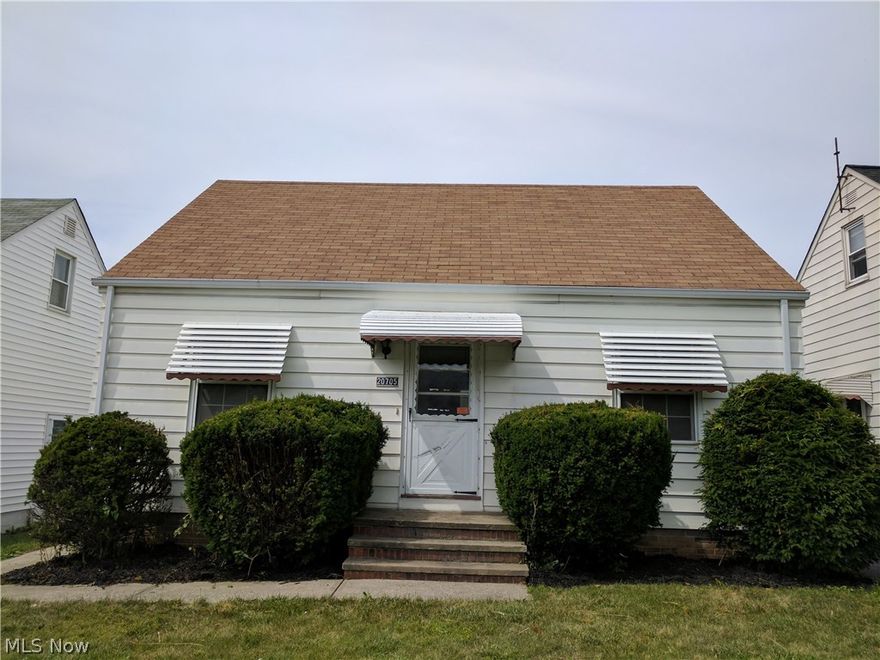 Good Clean Cozy Cape in Nice Condition, convenient close to I-480. This could be the Best buy in Maple Heights located just East of Warrensville. Comfortable first floor living with beautiful maintenance free hardwood floors. Easy mowing 40 X 115 level lot. Plenty of extra storage in the big unfinished basement. This is a Fannie Mae HomePath property.