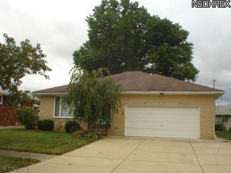 Solid One Owner Brick Ranch!!Quiet Dead End Street!!Spacious Rooms with a Full Basement!!2 car attached garage!!Anderson Windows!!Custom Drapes!!Updated Furnace and Central Air!!Range,Refrigerator,Washer and Dryer stay!!Shower stall in basement!!Hardwood Floors!!Natural Woodwork!!Newer Driveway 2005!!Dont Miss Out!!