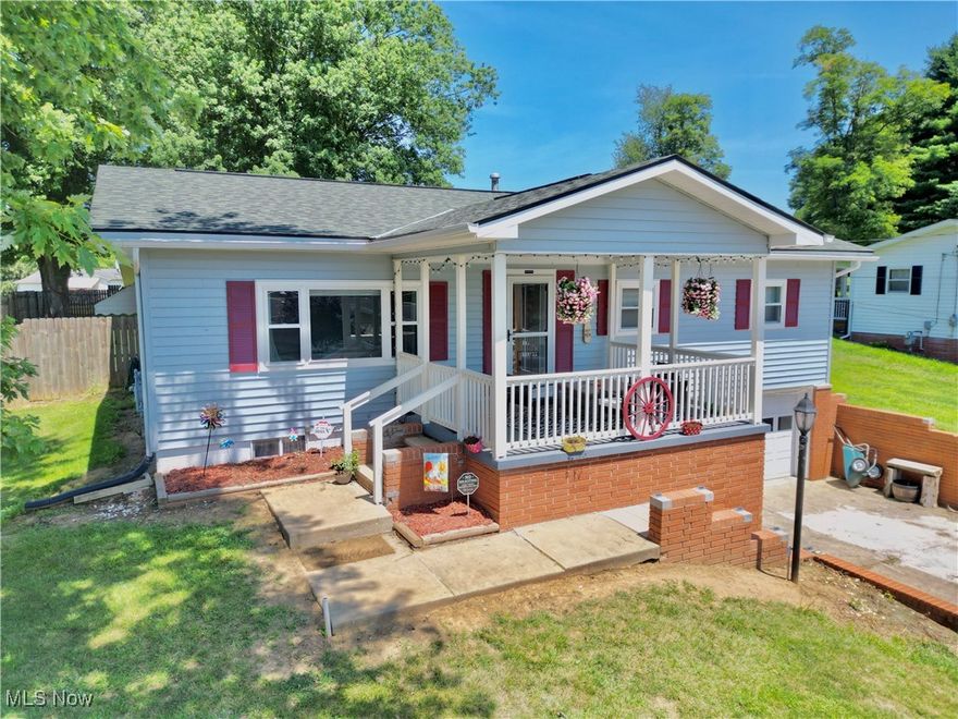 Outdoor living at its best, HUGE covered rear porch, fenced yard, & room to relax. This Maysville Schools ranch sits on a beautiful lot with a sprawling covered back patio that spans nearly the length of the home — perfect for entertaining or quiet mornings. Inside you’ll find stainless steel appliances, updated HVAC, and a bonus finished space in the lower level for additional living space. Three bedrooms, drive-under 2-car garage, as well as a covered front porch to complete the package.