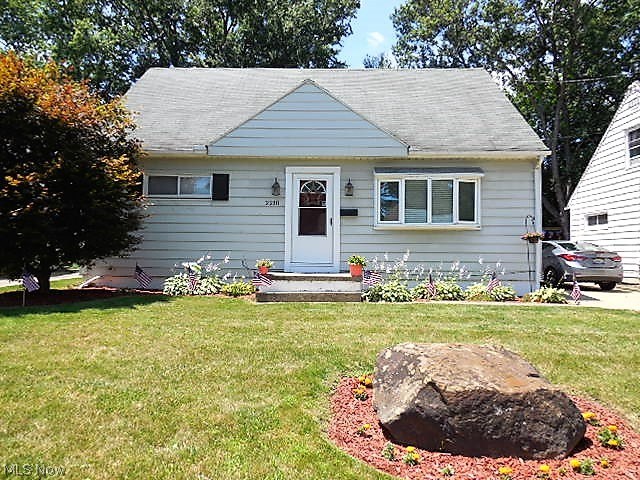Invitingly Priced! Move into this well cared for 3 bedroom Cape that offers a theater system located in the water proofed rec room lower level. Enjoy the all appliance kitchen as well as the lovely hardwood floor in the living room and dinning area. The master bedroom offers a deep walk-in closet and beautiful hardwood floors. The two car garage has a loft for extra storage There is plenty of space for family and friends to enjoy outside entertainment. Windows 2002,
garage door 2008, 6 panel doors 2010.Put this on your must see list of homes to preview.