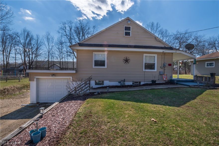 Welcome to this amazing, bungalow style home nestled back in a tucked away street in Springfield. This home has so much charm to be seen. From when you walk in, you will be in the nicely sized living area that opens up to the eat in kitchen. Both bedrooms are on the first floor with the master bedroom opening up to the very spacious fenced in backyard. Get ready for those nice spring and summer days to enjoy the backyard to the fullest. Downstairs has a bonus room that is currently being used as a bedroom. Plenty of room for storage in the basement along with the attached garage. As a bonus, this home has a second detached garage