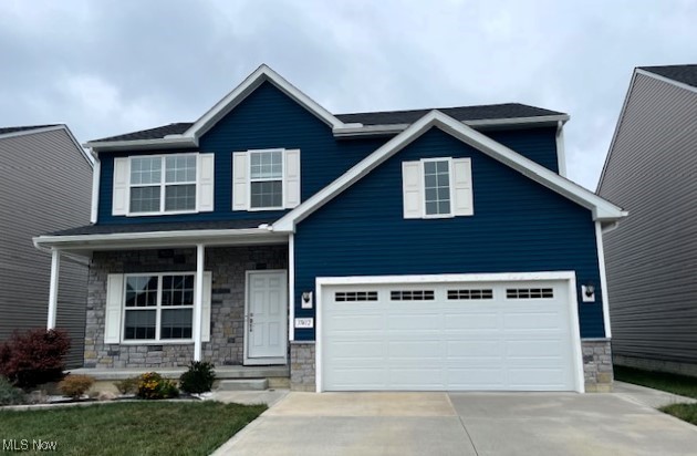 This beautiful newer construction home in the desirable Meadow Lakes Community offers 4 bedrooms PLUS 2nd-floor laundry, 1st-floor office, a dream kitchen, morning room, gas fireplace, and paver patio. The enormous master bedroom comes with an ensuite bath with walk-in shower and walk-in closet. Three additional bedrooms on the 2nd floor, one of which has an additional walk-in closet. The modern home is equipped with a smart thermostat, doorbell, deadbolt, and garage door opener. Also fully equipped with kitchen appliances and a smart washer/dryer, the stove is even a convection oven and air fryer! Enjoy the spacious kitchen, stunning island with granite counters, and sunny morning room with a vaulted ceiling that leads to the relaxing paver patio overlooking the luscious green backyard. Rental of this spacious home also includes the full unfinished basement and 2-car attached garage with 2ft extension, king size bed frame shown (if wanted), Desk and bookshelf (if wanted), and Dining room table (if wanted). Embrace this incredible community and home as you transition to the next chapter of your life. Homeowner covers HOA fee - tenant is responsible for utilities, water, and internet.