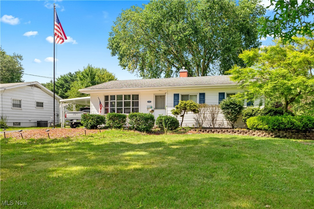 Welcome to your new home! This delightful 3 bedroom, 2 bathroom ranch home has everything you need and more! The heart of this home is the eat-in kitchen, perfect for casual dining and entertaining. The finished basement offers even more living space, featuring a spacious rec room, ideal for movie nights or a game room. There is also an additional room that can easily serve as a 4th bedroom, home office or hobby space. Outside you will appreciate convenience of an attached carport and a detached two car garage. With a waterproofed basement and newer central air, this home provides peace of mind and comfort year round. Don't miss your chance to see this wonderful home-schedule your private showing today!