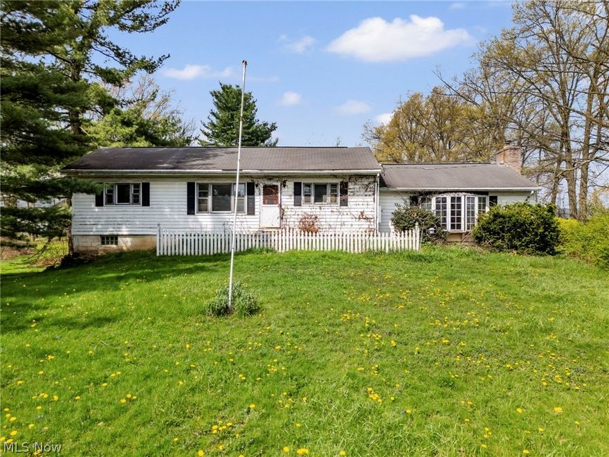 Opportunity is knocking in Marlboro Township! Follow the winding driveway to this 3 bedroom ranch nestled in the trees, ready for someone with vision to bring it back to life. Step inside the large family room featuring a wood burner and huge bay window with a beautiful view! The family room is open to the kitchen, waiting for someone to fix it up to host family gatherings! You'll find another living room, 3 bedrooms and 1.5 baths all on the first floor! Downstairs features a large walkout basement, perfect for storage or a huge workshop! Sit out in the sun room and enjoy your view of nature, lots of trees and peaceful surroundings here. A big plus is the 3 car garage - perfect for hobbies, storage or more workshop space. This home does need significant TLC, but for the right buyer, the potential here is undeniable. Roll up your sleeves and turn this diamond in the rough into your dream property! Cash only - AS-IS.