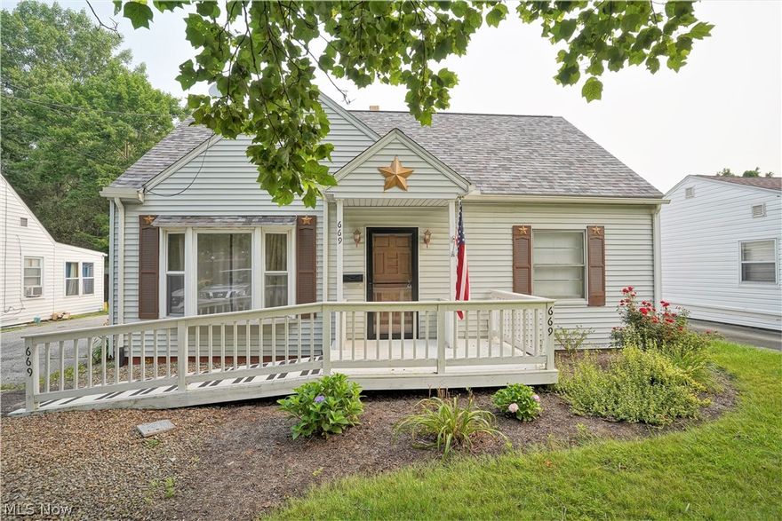 Larger than it looks! This 3 bedroom & 1.5 bathroom cape cod has a great location that offers easy access to I-77, Wallhaven, Highland Square, and the surrounding parks. The finished second level with a half bath and a large closet would make a great master bedroom. Don't forget about the oversized 3 car garage that has plenty of space for a workshop and storage. The roof was replaced in September of 2020. This one won't last long! Set up your private showing today.