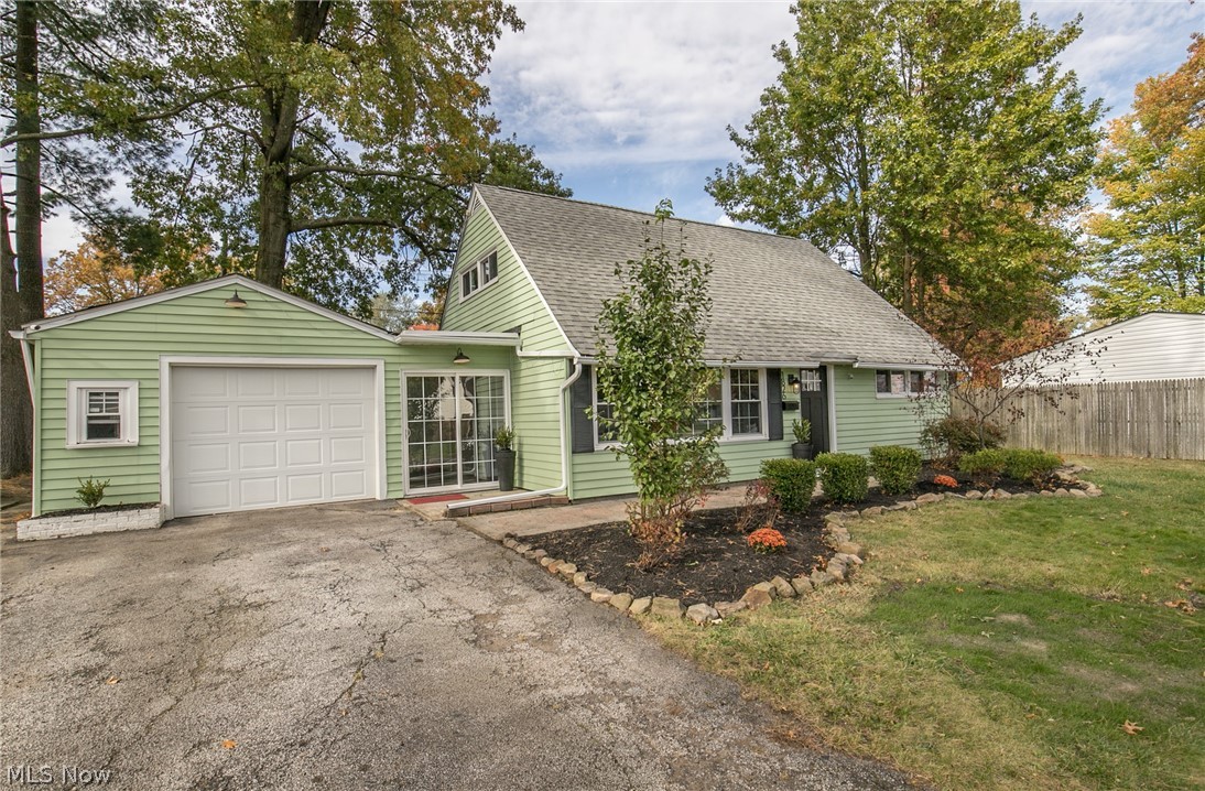 Totally updated cape cod in Cuyahoga Falls. Beautiful workmanship throughout. Brand new kitchen cabinets, granite counter tops, tile back splash, and stainless steal appliances. Formal dining room. The entire home has new flooring throughout. Fresh paint from the trim to the walls and ceilings. Two bedrooms on the first floor and two on the second. Windows, furnace, and A/C (2006). Over-sized garage and extra wide driveway. Updated landscaping. Call or text to schedule your viewing today!