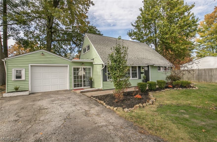 Totally updated cape cod in Cuyahoga Falls. Beautiful workmanship throughout. Brand new kitchen cabinets, granite counter tops, tile back splash, and stainless steal appliances. Formal dining room. The entire home has new flooring throughout. Fresh paint from the trim to the walls and ceilings. Two bedrooms on the first floor and two on the second. Windows, furnace, and A/C (2006). Over-sized garage and extra wide driveway. Updated landscaping. Call or text to schedule your viewing today!