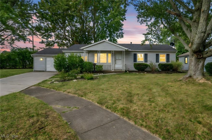 Welcome to 1931 Mark Drive, a spacious and well-cared-for ranch-style home located in the highly desirable Sunny Acres subdivision of Lorain. This property offers the perfect balance of comfort, functionality, and convenience, making it a wonderful choice for those seeking a home with room to grow. With 4 bedrooms, 2 full bathrooms, and more than 2,000 square feet of total finished living space, this residence provides both main-level ease and the bonus of a finished basement. The main floor features a bright living room with updated vinyl flooring, an eat-in kitchen with plenty of cabinet storage and counter space, and a huge four-season room ideal for relaxing year-round while overlooking the backyard. Three nicely sized bedrooms and a full bathroom with ceramic tile are also located on the main floor. The lower level greatly expands the living options, including a fourth bedroom, a second full bathroom, a bonus room, a large utility area, and a spacious Rec room that can serve as a family room, home office, or entertainment area. The finished basement provides flexibility for all lifestyles, from hosting gatherings to creating a private retreat. Outside, the home sits on a generous 0.27-acre lot with an irregular but functional shape, offering a cleared front yard, a partially fenced backyard, a fire pit, and a covered front porch for curb appeal. The two-car attached garage, complete with concrete driveway and garage door opener, ensures convenience. Built in 1960, the home has been updated with energy-efficient features including windows, HVAC, roof, lighting, and water heater. Additional highlights include ceiling fans, washer and dryer hookups, sump pump, and central air conditioning for year-round comfort. Located on a quiet cul-de-sac with sidewalks, curbs, and streetlights, this property is close to schools, shopping, dining, parks, and highways. This home blends practicality with warmth and is ready for its next owner. Schedule your private showing today!