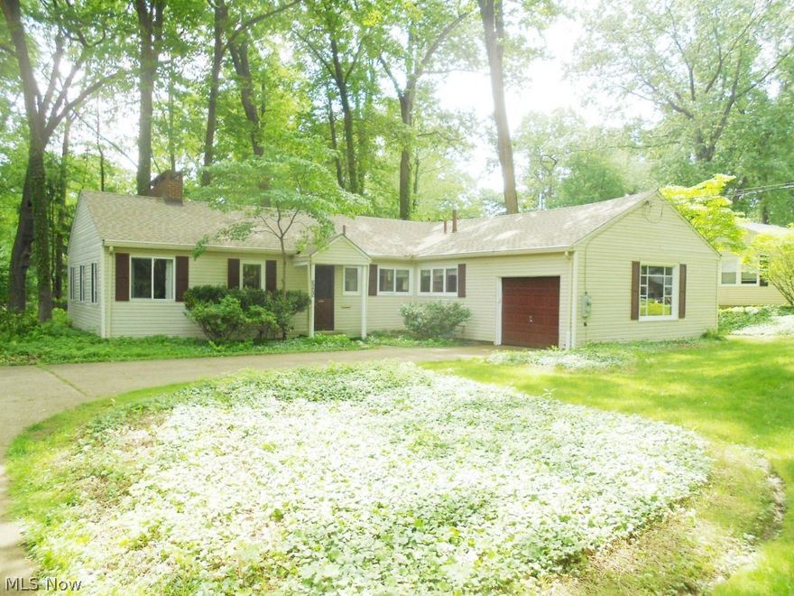 Great opportunity to own one floor living in Stow.  This two bedroom, one & a half bath ranch is situated on two parcels.  The spacious living room features a woodburning fireplace, crown molding & opens to the three season room with an additional fireplace.  An eat-in kitchen with appliances, family room, rarely available first floor laundry & office complete this home.  The office could be used as a 3rd bedroom, however there is no closet.  Sold as is.  This property needs some updating, but is in great condition & is ideal for someone who sees its potential.  New roof (tear off) November 2013, newer furnace 2008, some newer windows & newer glass block windows.