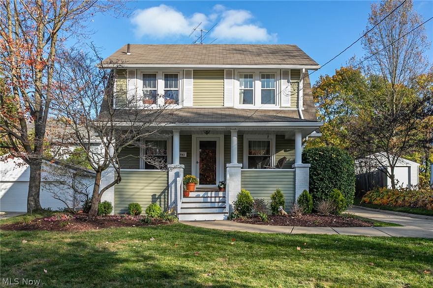 Fantastic Cuyahoga Falls Colonial. This home features beautiful original hardwood floors that have been professionally refinished. The large family rooms offers great space for gathering with family and friends with a charming fireplace and built-ins. Also on the first floor is a large dining space and updated eat-in kitchen. Upstairs offers 3 good sized bedrooms and over sized full bath. The finished lower level includes a laundry room, rec room, office/ guest room and a 1/2 bath. The deck off of the kitchen is perfect for grilling out and entertaining. Other updates include: new insulation, water tank, newer windows and doors. Call for your private showing today, this home won't last!