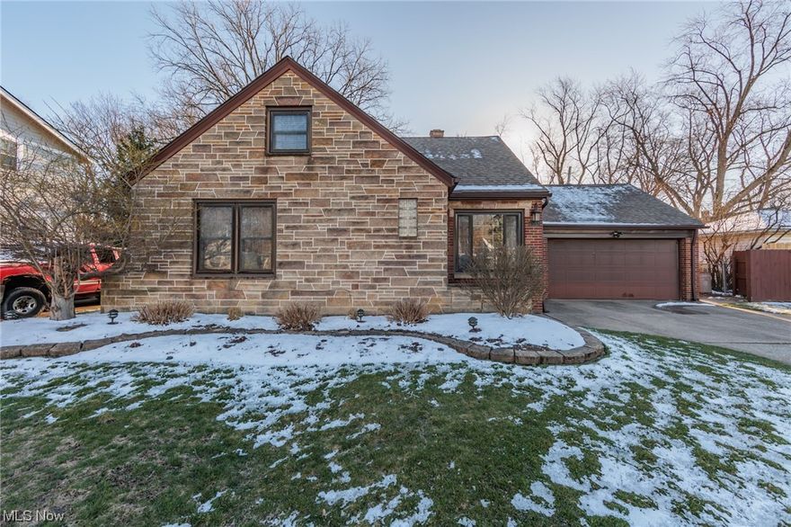 Welcome to 4203 W 217.  This brick home has been beautifully updated and maintained and is absolutely move in ready.  Beautiful hardwood flooring greets you as you step in to the spacious living room that is highlighted by a picture window that provides lots of natural light.  The eat in kitchen has been updated with LVT flooring, new SS appliances and back splash.  The hardwood floors continue in to the two first floor bedrooms that include ceiling fans and updated paint and doors.  The tastefully refreshed full bath rounds out the first floor.  Upstairs you'll find a huge bedroom with beautiful hardwood floors, recessed lighting and lots of new insulation.  The basement provides loads of additional living space and a wet bar, making it the perfect spot for a man cave or a great party.  The second full bath on this level has been nicely updated.  Additional updates include roof and gutters 2017, vinyl siding , washer and dryer, Smart garage door opener, Nest thermostat.  A one year home warranty is being provided by the seller. The home is ideally located close to the Gemini Center, the library, the Metroparks and all of Fairview's best shopping and dining.  Make your appointment today so you can call this house your new home!