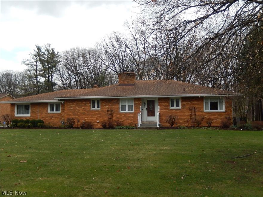 You will not want to miss this wonderful brick ranch in desirable Dalebrook Estates.   This spacious home has been very well maintained with many major updates including roof, furnace & air, windows, irrigation system, ADT alarm & more.  Offering updated fully-applianced oak kitchen, 3 fireplaces (living room, family room and rec room), 2 full baths (master bath with shower stall) on main level plus half bath in lower level rec room,  1st floor laundry, gleaming hardwood floors, attached 2 car garage, this is one you don’t want to miss.    Lovely patio overlooking ¾ acre wooded lot and immediate possession make this a real “must-see”!