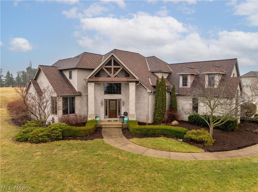 Welcome to luxury living in one of Medina’s most desirable golf course communities! This exceptional 5-bedroom, 5-bathroom estate offers over 6,000 square feet of beautifully designed living space and backs directly to the golf course, providing breathtaking views of the 12th tee. Step inside to discover an open-concept main floor with soaring ceilings, and abundant natural light throughout. It offers formal dining, a half bath and a conveniently placed laundry room. The eat-in kitchen features new appliances, custom cabinetry, and ample counter space—perfect for entertaining. Relax in front of the fireplace in your spacious great room showcasing stunning views of the course and and your beautiful patio area. The partially covered patio area  features a built in grill, refrigerator and outdoor fireplace perfect for 3 season relaxation. The luxurious owner’s suite offers a private retreat with  dual vanities, soaking tub, walk-in steam shower, and a generous custom walk-in closet. Upstairs you'll find 4 more bedrooms, each is spaciously sized with access to 2 full, renovated bathrooms. The incredible lower level is designed for both entertaining and everyday living. The home office features built in cabinetry and a fireplace, and leads into a bar area complete with ample seating and counter space for all your friends. From the bar area head into your home theater room and get ready for a cinematic experience. Finish out the lower level and find your home gym, with ample space for all your equipment and it's very own sauna. Recent updates to the home include new carpet in most of the upper levels, kitchen appliances,  A/C and furnace. The quality of this home is a must see with too many upgrades to mention!
















































































This stunning home offers luxury, space, and an unbeatable setting. Schedule your private showing today!