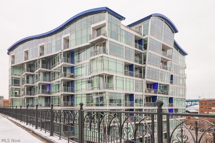 Dont miss this fabulous opportunity to live in this modern, move in ready 1 bedroom Condo in the heart of Downtown Cleveland! Tax abatement until 2021! Easy access to all that there is to enjoy in Downtown! Views of east and west bank of the flats! You can listen to concerts from Jacobs Pavillion from the Superior Viaduct!  Short distance to Oho City, Tremont, W. 25th St. ! The condo boasts beautiful hardwood floors, kitchen with granite counters and stainless steel appliances. The building has 24 hour security and concierge services! Fitness Center and much more! Call for your private showing today!