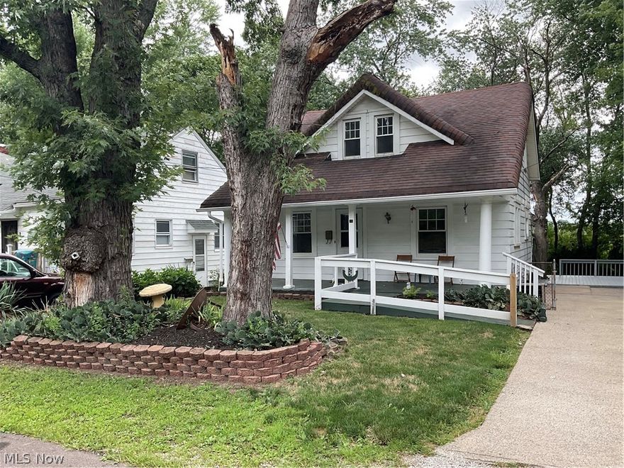 Very private park like setting surrounds this charming cape cod with 2 bedrooms, living room and dining room. 1 car attached garage and 1/2 bath, cozy front porch & partial covered deck in the rear to watch all the wild life, double driveway for plenty of parking. Full basement with potential of another bedroom, so much more. Schedule your showing today!