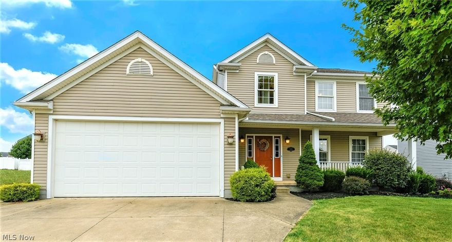 *Custom Built 2006 Colonial In New Haven Estates W/2,000 Sq. Ft Features 3 Bedrms, 2.5 Bathrms, 2 Car Garage & 1/4 Of An Acre! *Relax Outside On The Back Deck Or Enjoy Reading A Book On A Large Front COVERED Porch That Spans The Entire Length Of The Home *Come Join A Community- Showcasing A Park Near The End Of The Street W/Pavilion, Playground & Basketball Court! *BRAND NEW Soft Grey Carpet Throughout! *Vaulted Ceiling Sunken Family Rm! *Vaulted Ceiling Large Master Suite W/3 Closets! *Fresh Paint Throughout *Let's Walk In... Foyer Next To A Formal Dining Rm W/TRAY Ceiling Featuring Crown Molding, Chair Rail Molding & Modern Chandelier *Eat In Kitchen W/GRANITE COUNTERTOPS, ISLAND W/BREAKFAST BAR & Storage, Above Island Triple Pendant Light, Cabinets W/Oversized SS Hardware, Under Cabinet Lighting & PANTRY! FULLY APPLIANCED *Well Thought Out Extra Closet Near Powder Rm, Still In The Kitchen Can Be Used For Extra Kitchen & Bathrm Storage! *Eat In Area W/Ceiling Fan & Sliders To The Bac