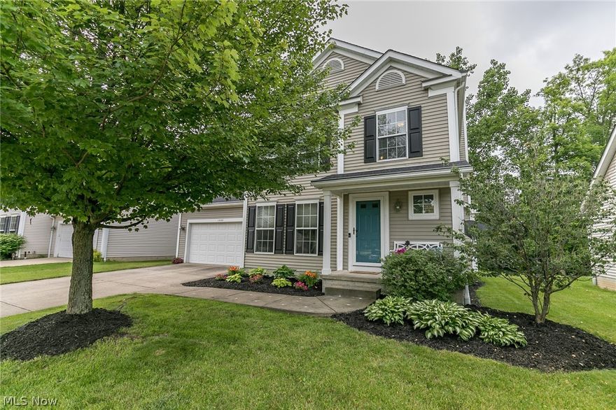 Welcome to this updated 3 bedroom, 2.5 bath home on a beautifully landscaped lot. The home offers a wonderful open floor plan and neutral colors throughout. The kitchen has beautiful maple cabinets and stainless steal appliances, while over looking the family room. The spacious great room has a gas fire place and built in cabinetry. The large master suite offers vaulted ceilings, a custom walk-in closet with built in drawers, and nicely sized attached bath. The two other bedrooms are generous in size and freshly painted. The finished basement offers another living area and rec room for exercise or kids play area.  You will be able to enjoy the outside in the 3 seasons room, or on the stamped patio. Call today for your private showing!