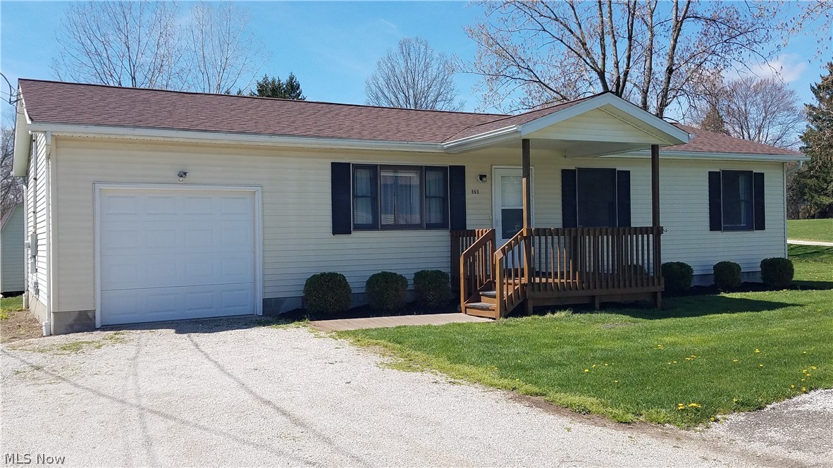 Great condition 3 bedroom ranch. Updated kitchen, bath, interior doors and trim work. New stainless stove, newer stainless refrigerator. Full basement with laundry hookup. Central air and furnace approx 2 years old. 10x16 storage shed. One car attached garage with door opener. Roof and siding done in 2015. Agent owned.