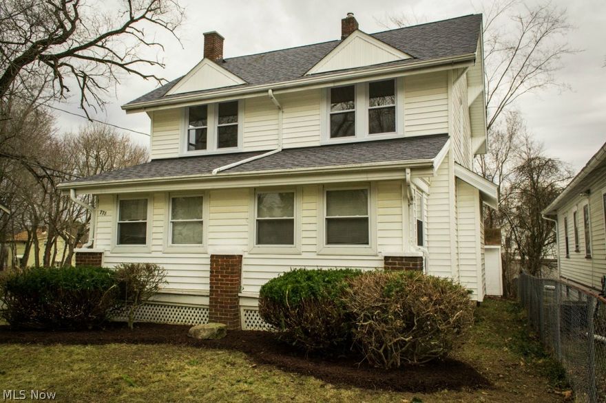 This 1368 sqft single family home renovated by YNDC features a corner lot with an attached 1 car garage and a detached 1 car garage. The interior of the home includes 3 bedrooms and 1 bathroom as well as a large living room with fireplace, a formal dining room, a spacious kitchen, and a full basement. This home can be purchased by eligible buyers who commit to occupying the property they purchase with financing from YNDC's community loan fund, outside financing, or cash.