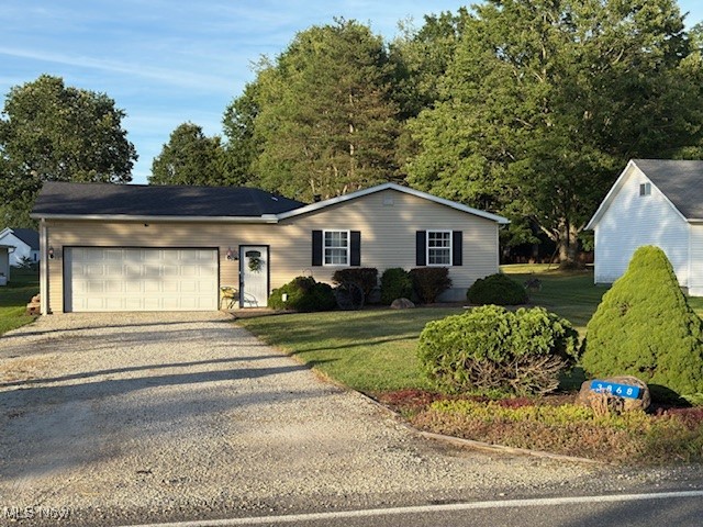 Discover the perfect blend of comfort and space in this beautifully updated 3-bedroom, 2-bath ranch with an attached 2-car garage. Situated on just over 0.82 acres, the home features a solid slab foundation with crawl space access. Inside, you’ll find bright, open living areas with updated flooring throughout, and a private owner’s suite with a full en-suite bath.
Outdoors, enjoy your own backyard retreat with direct pond access—ideal for fishing, relaxing, or paddling in the included rowboat. Behind the garage, an enclosed fire pit area offers a cozy space for outdoor entertaining. The roof was replaced approximately 8 years ago for added peace of mind. Conveniently located just minutes from shopping, dining, and I-76, this move-in-ready home is a rare find. Schedule your private showing today!