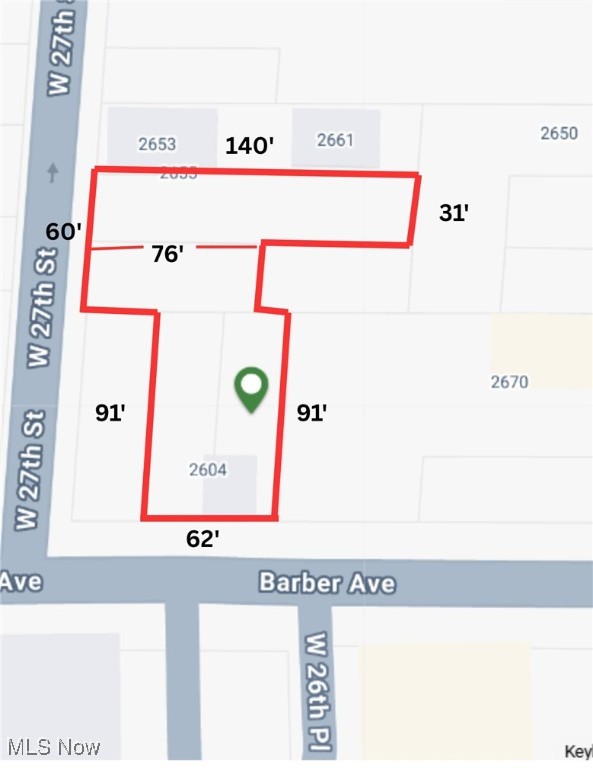 UNMATCHED OPPORTUNITY | 2600 Barber Ave | Tremont, Cleveland
FOUR Vacant Parcels | Prime High-Density Build Site | Nearly Shovel-Ready
Unbelievable opportunity for builders and investors in one of Cleveland's most in-demand and fastest-growing
neighborhoods! This rare high-density development site spans FOUR city parcels, offering exceptional potential for a
townhome cluster, multi-unit complex, or modern urban infill project all within minutes of Tremont, Ohio City, and
Downtown Cleveland.
The existing structure has already been cleared to accelerate your timeline & vacant land is ready for your vision.
Whether you're planning a bold new build, developing for long-term rental, or positioning for future resale, this site
checks every box for smart urban investment.
Property Highlights:
*High-density zoning for multi-unit potential
*Cleared lot, demo complete, faster path to permits
*Close to restaurants, parks, transit, and nightlife
*In a hot rental and resale corridor
*Surrounded by high-end new construction
Build bold, build fast or buy and hold in one of Cleveland's strongest growth corridors. Opportunities like this don't
come around often.