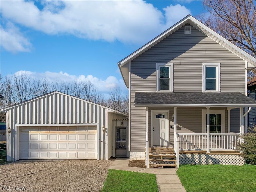 Check out this beautifully transformed two story home in Mansfield. This home features four bedrooms and two full bathrooms. Enjoy the newly rebuilt front porch perfect for relaxing.  The living room and dining room flow nicely into each other. There is a first floor bedroom as well as the kitchen right close by. The kitchen features plenty of cabinet space and the first floor bathroom off to the back. Upstairs you will find three bedrooms all with new carpet as well as a completely updated bathroom. Outside the 20 x 40 pole barn is connected to the home through a breeze way. This barn is perfect for all of your storage needs. Make this your next home today!