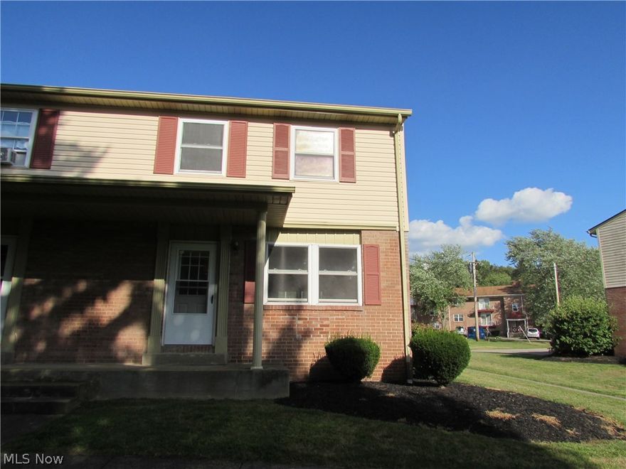 Welcome to this updated condominium! End unit, Spacious Living Room is 12x16, Canfield schools. Fresh paint, carpet in 12x16 master has luxurious one year old carpet. Carpet in second bedroom and living room is less than 2 years old.  Sump pump in basement, furnace and air serviced yearly. Concrete patio to enjoy coffee in the morning, or a cool beverage in the evening. All carpets professionally cleaned 3 weeks age. Make an appointment to see this clean, updated condominium!