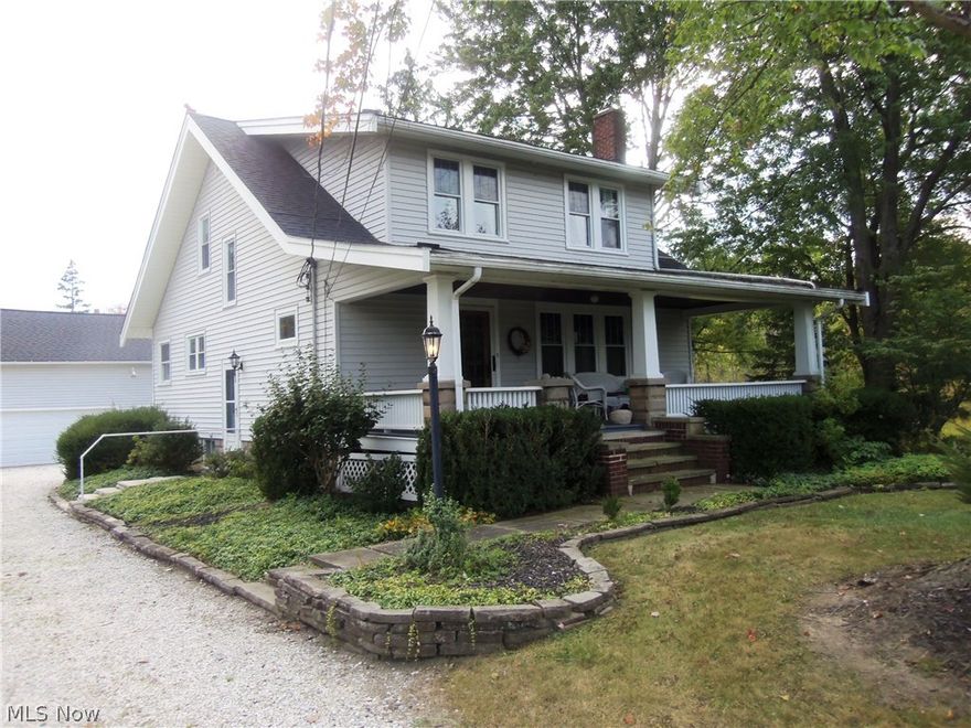 Move Right In! Nice Spacious Colonial on 1.59 Acres in the Village of Glenwillow, Solon Top Rated Schools! Lots of Charm & Character, Natural Woodwork & Beautiful Hardwood Floors Throughout. Four Good Size Bedrooms & Two Full Bathrooms. Nice Eat In Kitchen with Built in Pantry, Dishwasher, & Lots of Cabinet and Counter Space. Inviting Dining Room with Built Ins, Window Seat & French Doors to the Sun Room. Beautiful Living Room with Wood Burning Fireplace & Built In Wood Cabinets w/ Glass Doors. Gorgeous Park Like Yard Nicely Landscaped, Stone Patio w/ Much Privacy, Nice Open Front Porch. GREAT GARAGE! This 4 Car Garage with a Full Second Story has a 3-Phase Electrical Service.  There is also a Large Attached 2 Car Storage Shed Along the Rear of the Main Garage.  The Village Code Would Allow for One Additional 600 Sq. Ft. Accessory Building to be Constructed on the Property. Younger Roof on House & Garage. Porch Roof 2015. Central Air 2016, Younger Furnace, Updated 200 Amp Electric Pane