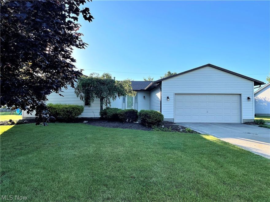All ready for you!  This 3 bedroom 2 bath Amherst ranch has spacious rooms.  Kitchen, living room, family room, master bedroom and 2 other bedrooms are all extra large!  The lot is 83 x 151 with a shed and firepit.  Features also include a 40 x 10 deck, an open porch, 2 car garage, and basement.  Fresh paint and new roof!