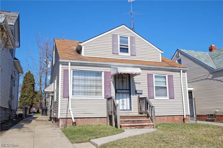 Welcome home to 11017 Prince Ave conveniently nestled in the Union-Miles Park neighborhood of Cleveland OH! This Cape Cod radiates a sense of warmth & comfort from the moment you step in! Two nicely-sized BRs with hardwood floors on the 1st level. Upstairs is finished for additional living space! Come make this home yours!