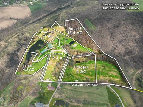 Vacant Land For Sale - 8480 Possum Hollow Road<br/> Tuscarawas County, Dundee, OH 44624