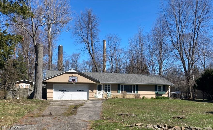 Sprawling ranch home with large family room with fireplace. Beautiful wood floors in living room. Newer roof 2017, boiler 2018 and Hot Water Tank 2011. The home offers great living space and lot. Some TLC to make it your own.