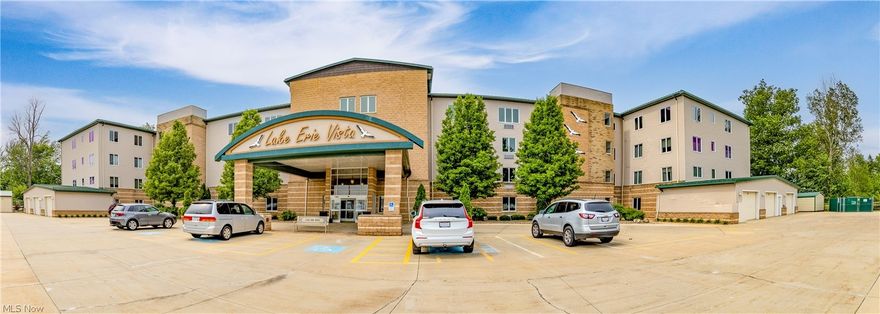 Welcome to this gorgeous Penthouse Condo situated on the pristine shores of Lake Erie in Geneva-on-the-Lake. This one-of-a-kind unit is being sold fully furnished complete with high-end furniture, quality linens, & all additional items needed to rent it out as a vacation home.  Throughout the unit, you will enjoy vaulted ceilings, high-end finishes & appliances, TVs in each room, a spacious kitchen with a 10’ island, all granite countertops, a walk-in pantry, & a separate laundry room. The open main living space is ideal for entertaining & looks out to the private 30’ balcony offering breathtaking views of the lake. The expansive owner’s suite also has astounding lake views with balcony access & offers a large walk-in closet, a luxurious 5-piece private bathroom, including a large walk-in shower, soaking tub, & dual vanities. There are two additional spacious guest bedrooms, a full guest bath, & a powder room completing this exceptional unit. Outside of the unit, the building offers a