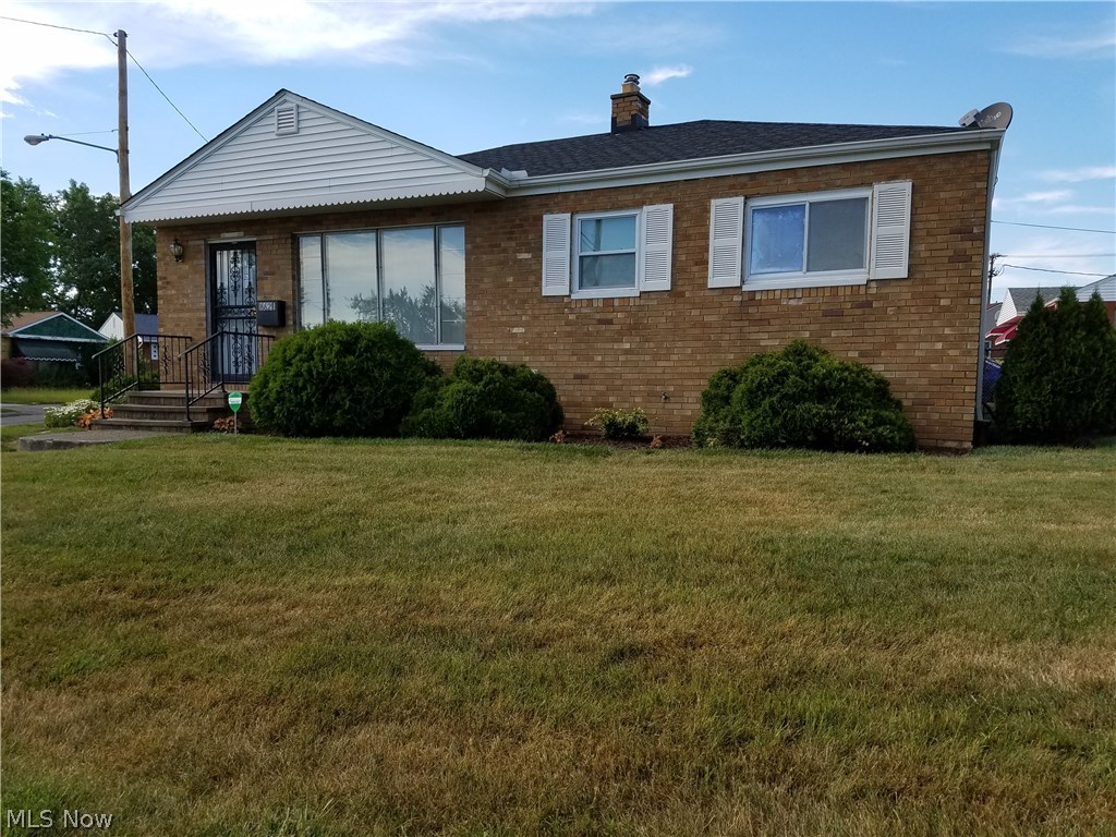 Welcome to your new updated home! This Move in Ready 3 Bedroom Brick Ranch sits on a partially fenced corner lot. The Living Room and 3 Bedrooms all have had new Carpet and fresh paint in Dec 2016. Kitchen was newly remodeled in 2011 with new Corrian Counters, a deep Kitchen sink and New Kitchen Cabinets with under cabinet lighting. There is a Built in Dishwasher,Microwave. Refrigerator and Stove stay as well. Dining Room has ceramic tile flooring. The Enclosed 3 season patio room has Miracle Stone flooring which was installed in 2013. The Full Bath was totally gutted in 2011 The new walls are m/m greenboard that is moisture resistant. a New Sink, bathtub,toilet,flooring & lighting. Basement has a laundry room and a Family Room. There is a half bath in the basement. Plenty of storage for you in this home. There is a 2+ car garage with a remote door opener and the driveway was extended in 2008. Outside there are 2 motion flood lights and also a new side door was installed. A complete