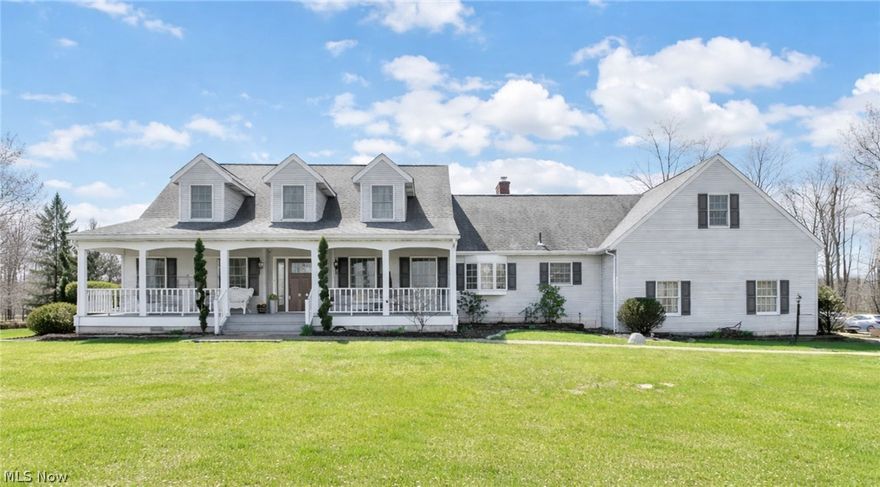 Tucked into a beautifully maintained setting, this spacious, thoughtfully updated home blends comfort, craftsmanship, and natural beauty. A concrete drive lined with manicured flowering trees and mature woods sets a welcoming tone. Enjoy outdoor living with a fully fenced yard, charming gazebo, and two expansive decks with scenic views. Inside, the kitchen features granite countertops, striking backsplash, cherry cabinetry, and newer appliances. Built-ins GALORE add character and function, while the living room offers a brick wood-burning fireplace with custom detail. The finished 13-course basement adds approximately 1,700 sq ft with a garage entrance, workout room, full bath, maple wet bar, and wood burner. Additional highlights include updated baths, new carpet, newer roof, new well pump, refreshed shed, and a large stand-up attic for storage. The only thing left to do is move right in and ENJOY!