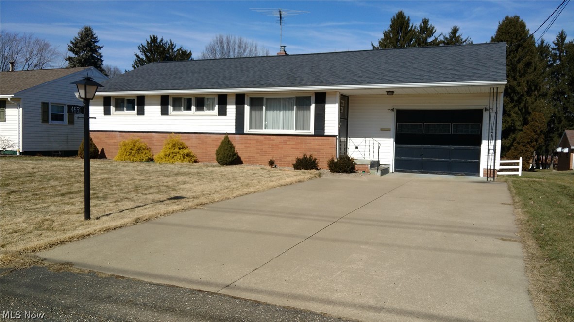 Very nice ranch on level lot that has had continued maintenance and care to the roof and mechanics of this neat home. The owner has replaced the drive with a double wide driveway, had a built in china cabinet installed in the Dining area, finished the basement and added a gas fireplace to the Recreation Room, replaced windows, added a screened in Patio and shed, and much more. All appliances remain with the home.