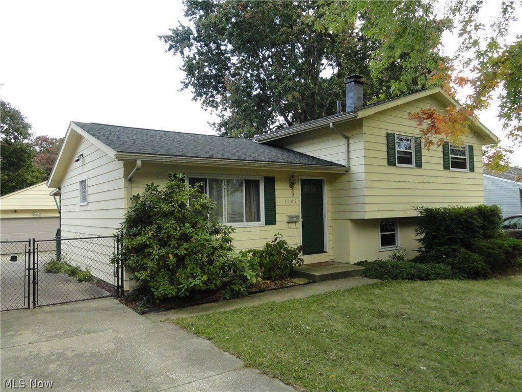 Nice 3 bedroom 11/2 bath split level. First floor has living room with beautiful wood floors, kitchen with Oak cabinets plus stainless appliances and tile floor. Dining area has French doors to the deck porch overlooking the fenced yard. The lower level family room walks out to the backyard too. 2 car garage! Updated bathroom, new windows and roof in 2012.