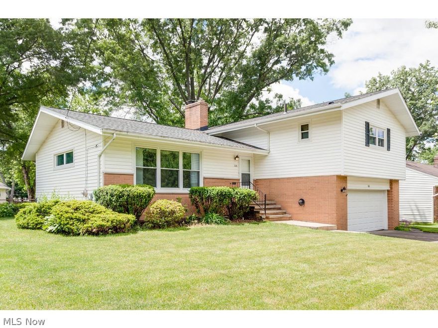 Super spacious 3 bedroom split level with fantastic flow.  Walk through the door into a large and open living room which flows through the dining area and into the kitchen.  2 great options to use as your main family space including a cozy family room with fireplace.  2 full baths up and 1 half bath on main level.