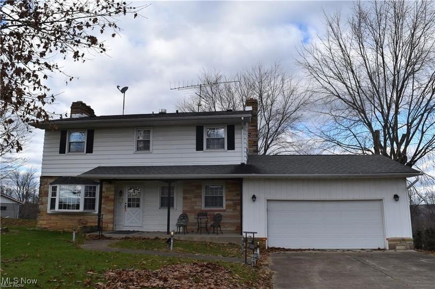 Outstanding 2 story home with 5 bedrooms, 2.5 baths (one being the owner's suite), kitchen/dining combo, plus a nice rec room in the basement with new flooring installed two weeks ago. Beautiful stone fireplace in the very spacious living room. Enjoy entertaining friends and family on the large rear deck plus there is an amazing gazebo. Nice 2 car attached garage plus a turn around area off the driveway. Located on nearly an acre outside of city limits and has a fantastic lot.