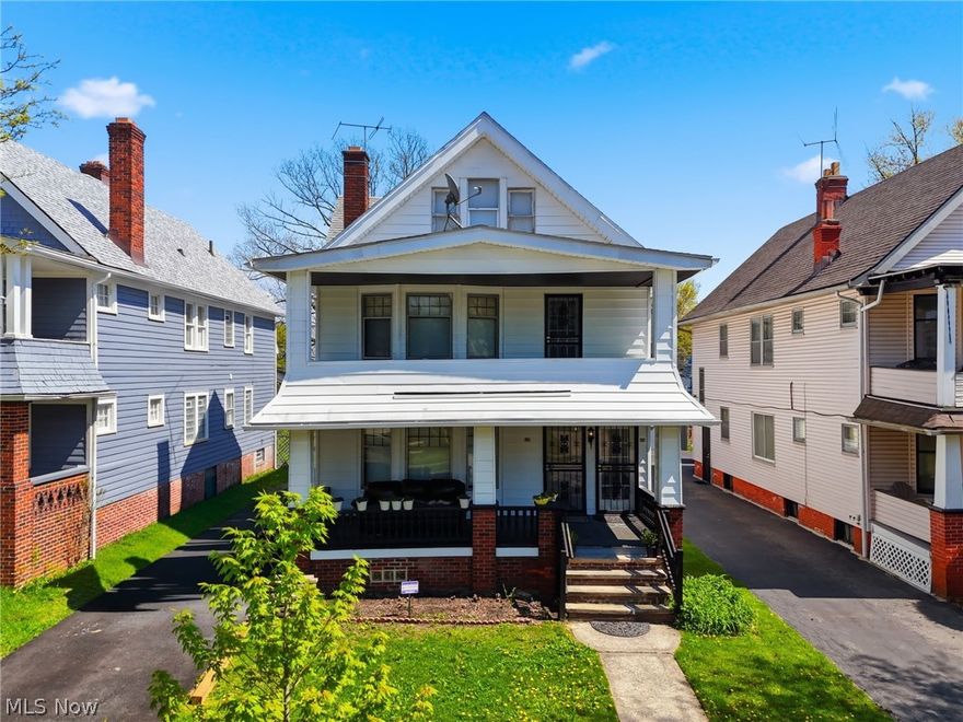 Stop scrolling! This Cleveland Heights duplex just found your next paycheck. Spacious, updated, and full of classic charm, this 2-family opportunity offers over 2,100 sq ft of living space with strong owner-occupant or investment potential. Each unit delivers generous room sizes, bright interiors, and the character buyers love with modern touches already in place. Inside, you’ll find fresh neutral finishes, attractive flooring, and a clean, move-in-ready feel that keeps vacancy time low and appeal high. The property includes a detached 2-car garage, basement space for storage/laundry, and inviting front porches that add instant curb appeal. Located in desirable Cleveland Heights near shopping, restaurants, parks, hospitals, and quick highway access, this is the type of property that works hard whether you live in one unit or lease both. Opportunities like this don’t stay quiet for long. Schedule your showing before another buyer collects the rent.