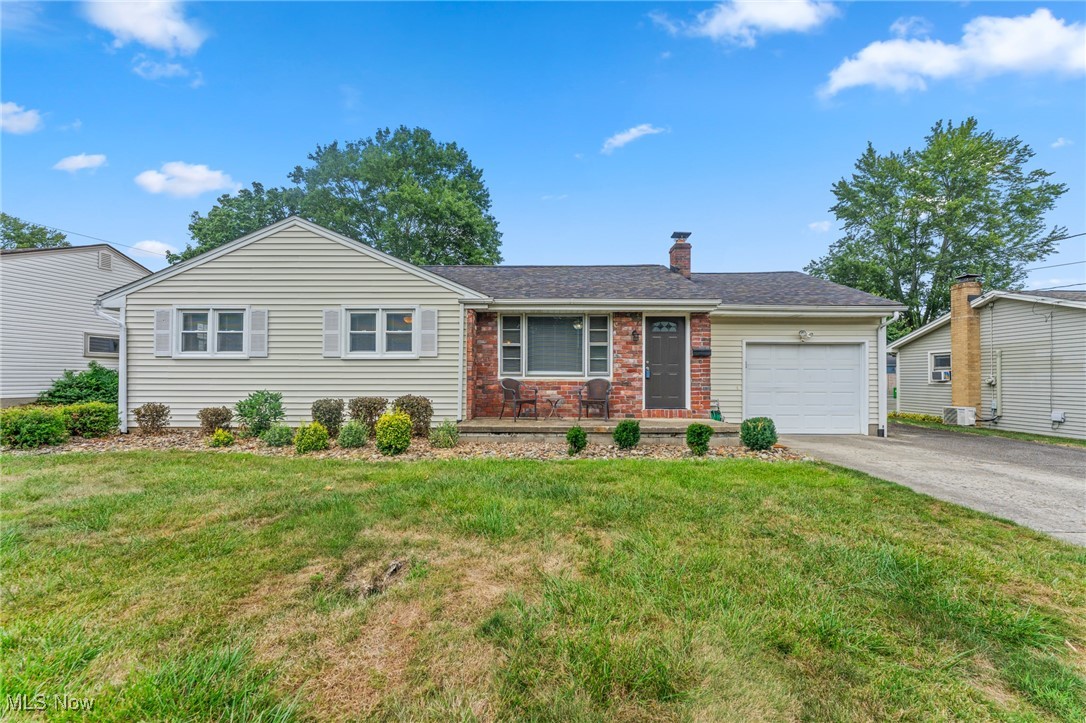 Beautifully maintained Boardman Ranch home featuring over 2,200+ sq. ft. of living space starting with a spacious living room, opened to a new kitchen with newer wood cabinets, soft close drawers, granite countertops, all appliances, kitchen with eat-in area overlooking large family room, first floor features full bath, 4 bedrooms with master suite with full bath/show and laundry hook-ups, partially finished basement with additional laundry room, half bath, back breezeway/three season room, attached garage with private backyard, front porch, new roof, carpet in master bedroom and family room, new Vinyl/LVT flooring throughout first floor, professionally painted interior, hurry this will not last.