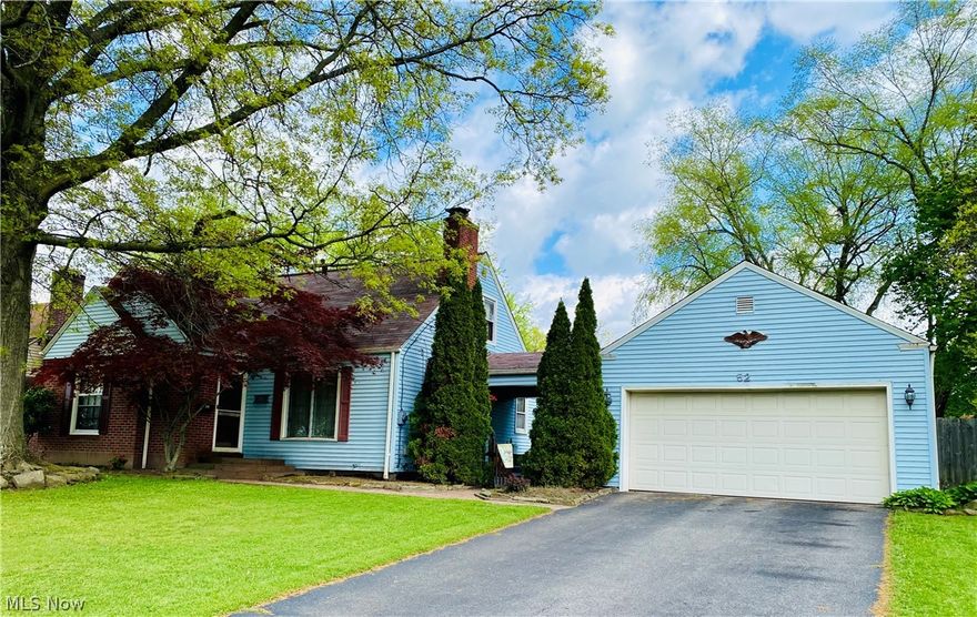 This lovely Cape Cod is not only spacious but comes with a double fenced in lot! Walk in to see your nice size living room with a fireplace and beautiful hard wood floors. You have a formal dining room with hard wood floors and an eat in kitchen with stainless steel appliances and ceramic floors. From the kitchen you can access your large covered breezeway that leads to your nice size back yard with a fire pit. It also leads to your two and a half car garage with a loft that features its own stair case! This area is great for storage or could be turned into a fun play area! The large basement has a separate laundry room, a large fruit cellar and is scheduled to be waterproofed by The Dry Basement King. Come and see this gem before it's sold!