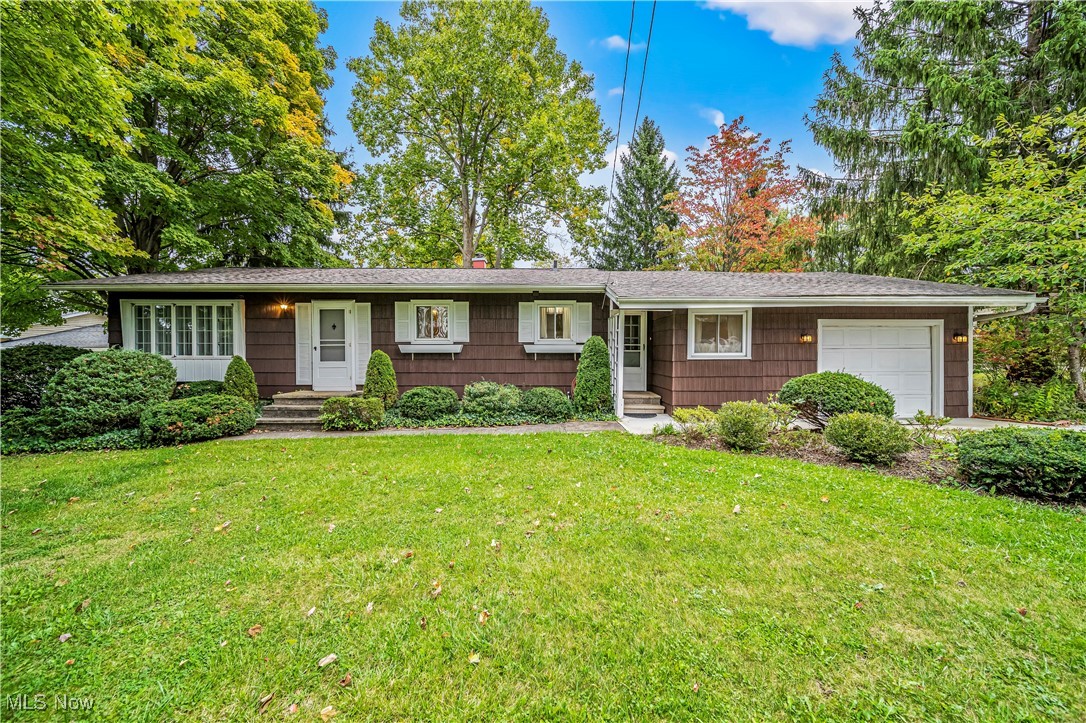 Discover the charm of this delightful ranch and make it your 'home sweet home'. Featurning 3 bedrooms and 1.5 bathrooms, this home offers 1,264 sq ft of living space. The spacious, unfinished, basement (at 960 sq ft) has been freshly painted. The beautiful and private backyard spans one acre, adorned with trees and a small deck perfect for relaxation. A one car garage includes ample storage (11x6 attached shed on back end of garage) for lawn equipment and more. Recent update includes a new electrical panel with 100 amp service, installed just last month. Hardwood floors run throughout home. Located just minutes from Patterson Fruit Farm, Eddy's Fruit Farm, hiking trails, and more. This one-owner home has been lovingly maintained over the years. Major updates such as the roof and windows have been completed. This property is being sold as is with inspections for informational purposes only. Don't miss out on this wonderful opportunity in a highly sought-after area!